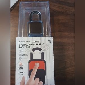 Sharper image Digital Fingerprint Padlock